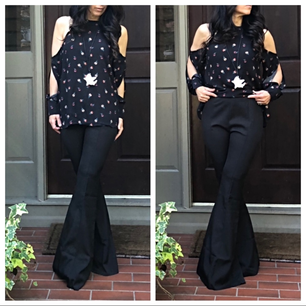 ✨LAST ONE ✨Black gorgeous wide leg bell pants - Picture 7 of 7